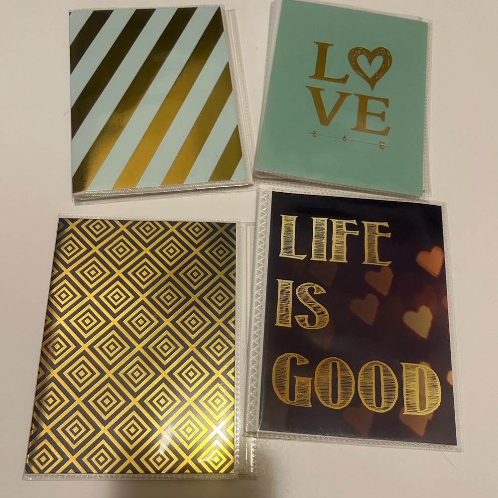4 photo albums